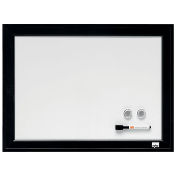 Nobo Magnetic Dry-Erase Board with Black Frame 585mmχ430mm1903785