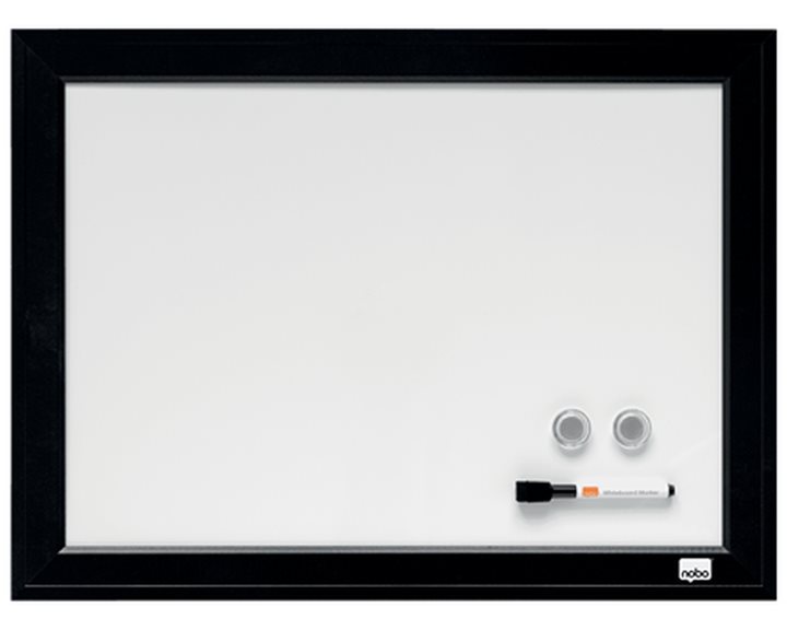 Nobo Magnetic Dry-Erase Board with Black Frame 585mmχ430mm1903785