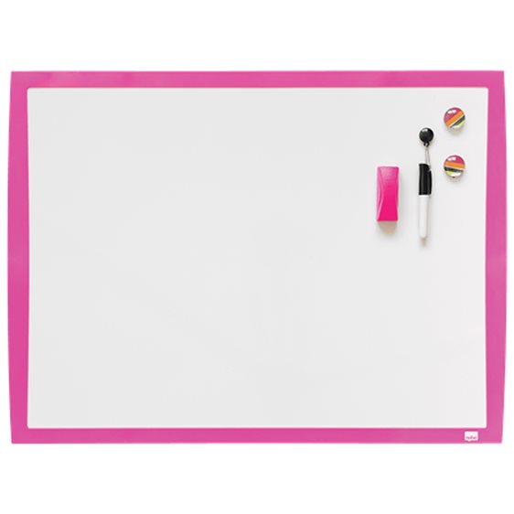 Μαγνητικός Πίνακας Rexel 585x430mm Pink 2104177