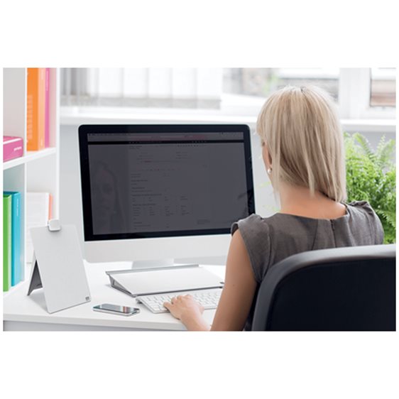 Nobo Glass Desktop Whiteboard Τρίποδο Λευκό 1905173
