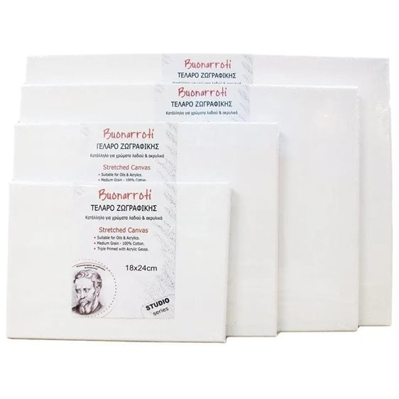 Τελάρο Ζωγραφικής Buonarroti  30x60cm με βαμβακερό καμβά