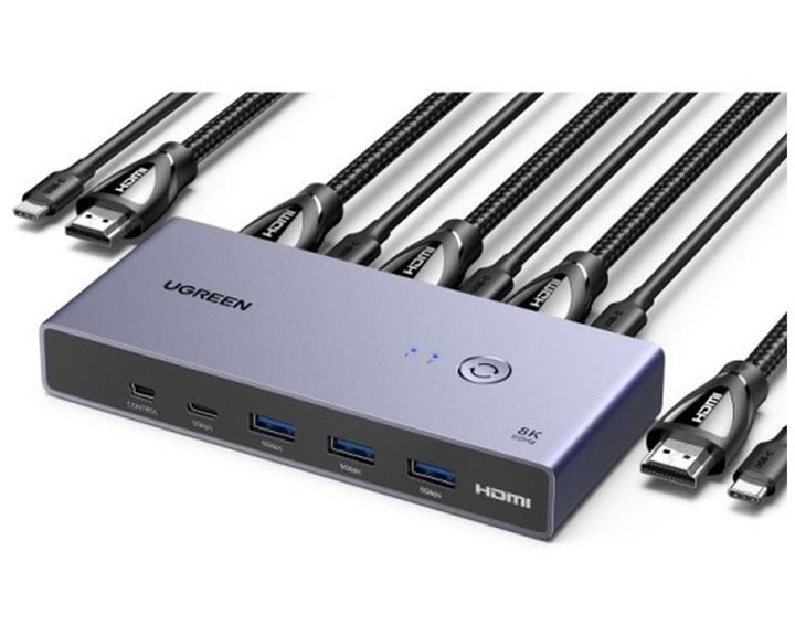 KVM Switch 2 port USB-C/HDMI UGREEN CM692 25961