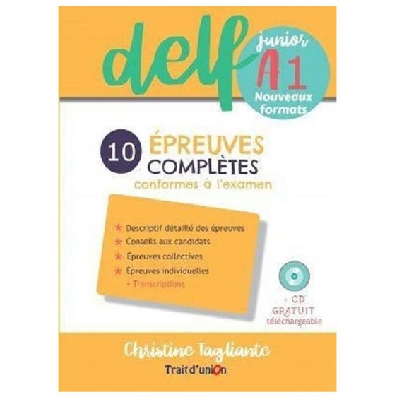 Nouveau  Delf Junior A1 10 Epreuves Completes