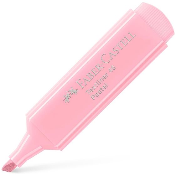 Μαρκάδορος Υπογράμμισης Faber-Castell Παστέλ Ροζ Blush 154692