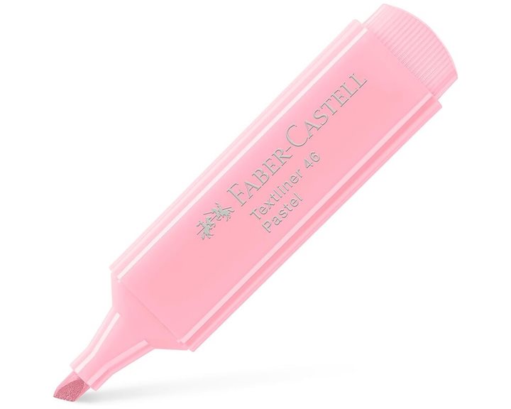 Μαρκάδορος Υπογράμμισης Faber-Castell Παστέλ Ροζ Blush 154692