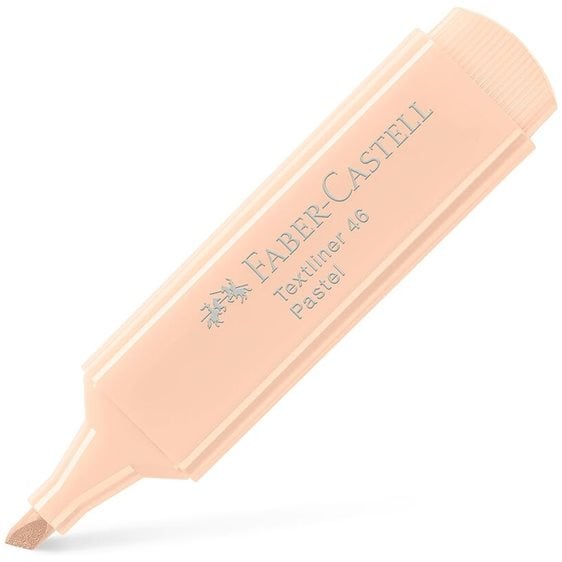 Μαρκάδορος Υπογράμμισης Faber-Castell Παστέλ Powder Σομον 154696