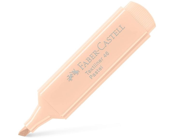 Μαρκάδορος Υπογράμμισης Faber-Castell Παστέλ Powder Σομον 154696