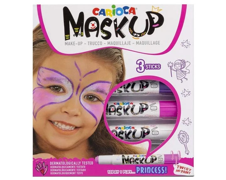 Χρώματα Προσώπου Carioca Mask Up Princess 3τεμ.