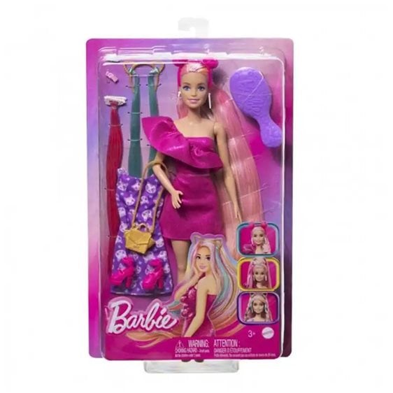 BARBIE ΠΟΛΥΧΡΩΜΑ ΜΑΛΛΙΑ - JDC85