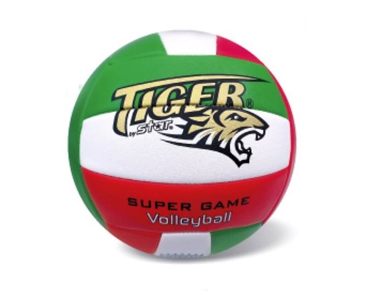 Μπάλα Volley Δερμάτινη Super Touch Green White S.5