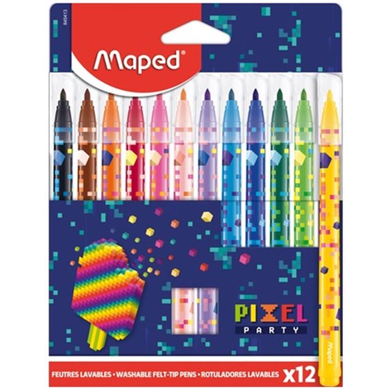 Μαρκαδόροι Maped Pixel 12τμχ. 845413