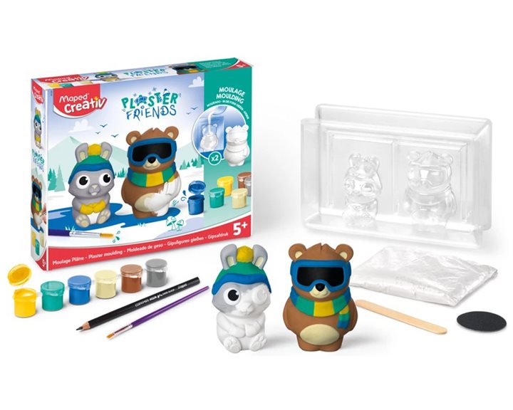 Σετ Μοντελισμού Maped Plaster Friend Αρκουδάκι Λαγουδάκιι 907208