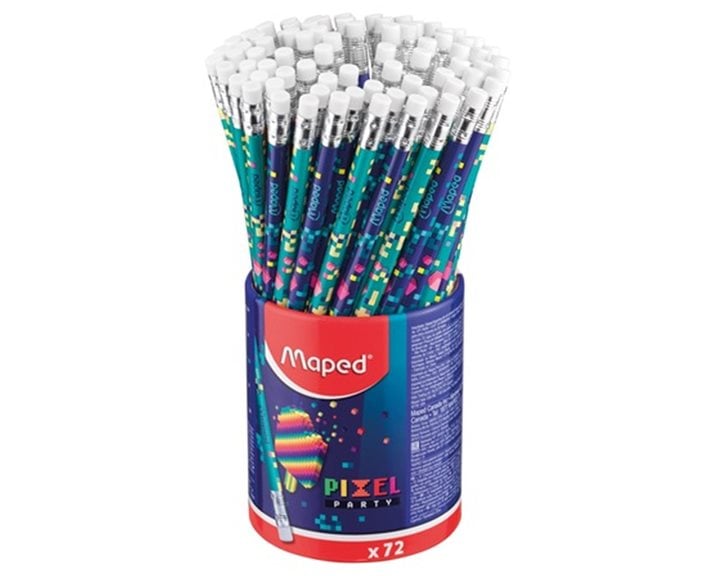 Μολύβι Maped Pixel HB με Γόμα 851818