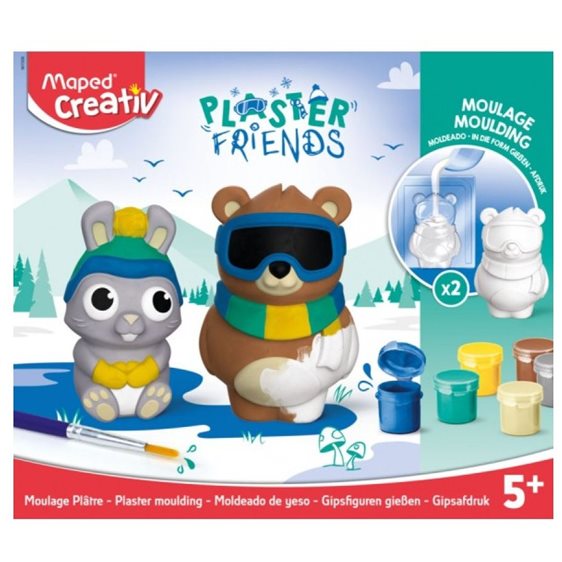Σετ Μοντελισμού Maped Plaster Friend Αρκουδάκι Λαγουδάκιι 907208