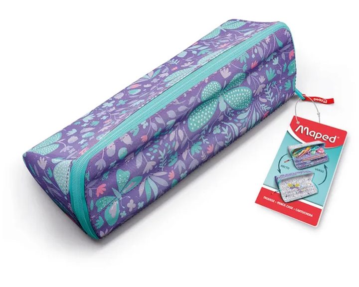 Κασετίνα Maped Essential Pastel Butterfly Glitter 931912