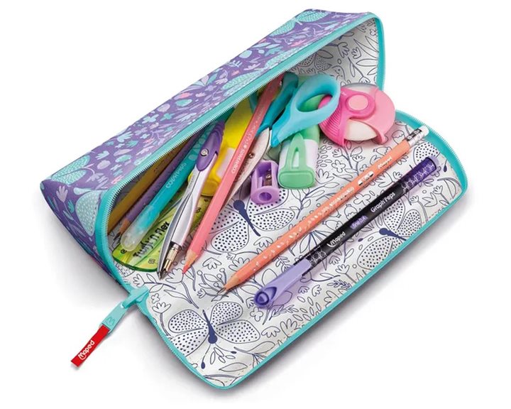 Κασετίνα Maped Essential Pastel Butterfly Glitter 931912