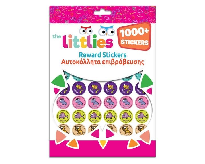 Μπλόκ Με Αυτοκόλλητα Luna Επιβράβευσης 1000τεμ. The Littlies