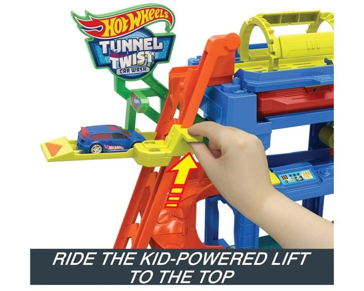 Mattel Hot Wheels City Tunnel Twist Car Wash HTN80
