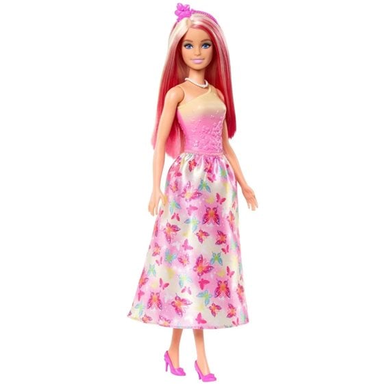Mattel Barbie A Touch Of Magic Πριγκίπισσα - Ροζ Ανταύγιες HRR08