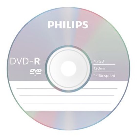 Dvd-R Philips 120min Κορίνα 50τεμ.