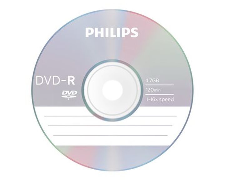Dvd-R Philips 120min Κορίνα 50τεμ.
