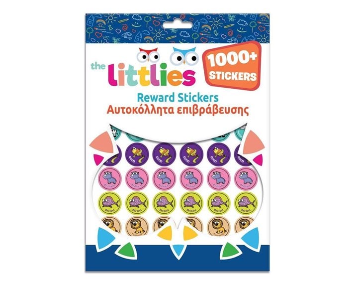 Μπλόκ Με Αυτοκόλλητα Luna Επιβράβευσης 1000τεμ. The Littlies