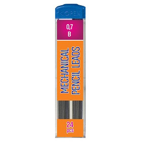 Μύτες Scool Μηχανικών Μολυβιών 0.7mm B (24pcs)