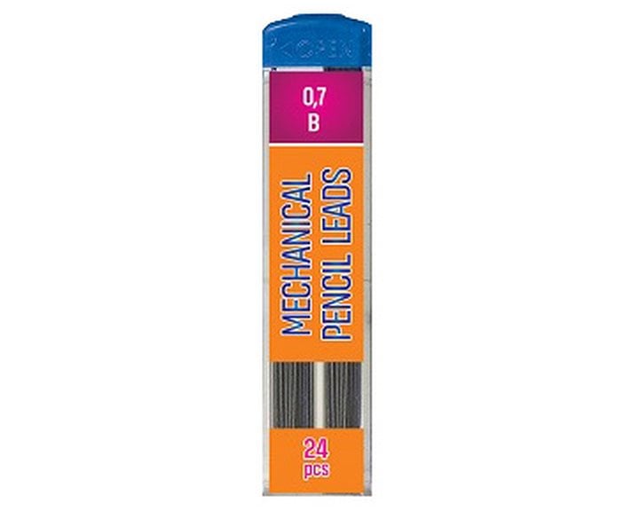 Μύτες Scool Μηχανικών Μολυβιών 0.7mm B (24pcs)