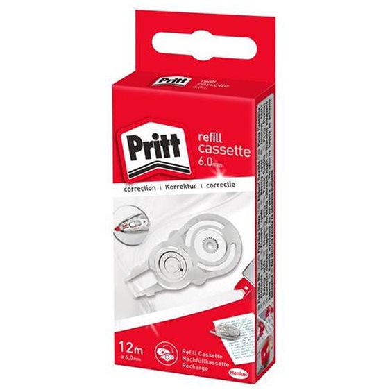 Διορθωτική Ταινία Pritt ανταλακτικό Roller 6mmx12m Η-857