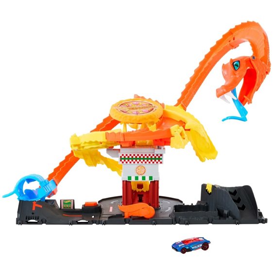 Mattel Hot Wheels Pizza Slam Cobra Attack City Πίστα Φίδι HTN81