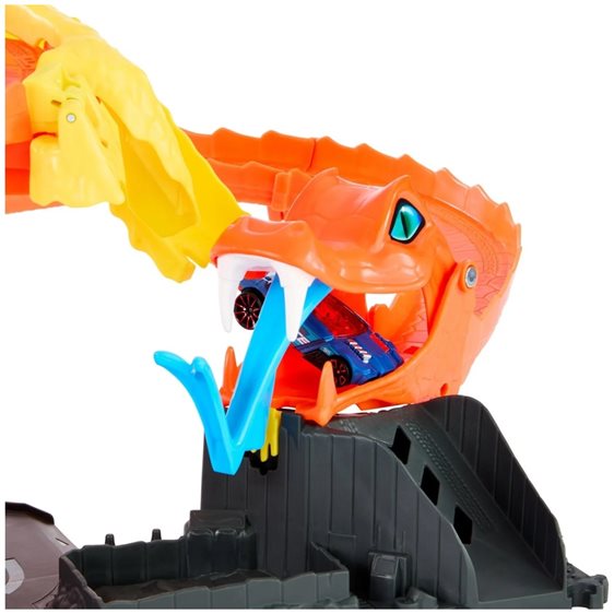 Mattel Hot Wheels Pizza Slam Cobra Attack City Πίστα Φίδι HTN81