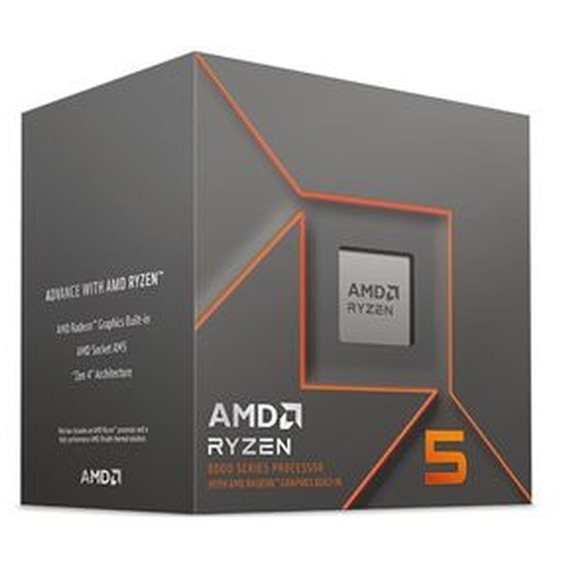 AMD CPU RYZEN 5 8500G, 6C/12T, 3.5-5.0GHz, CACHE 6MB L2+16MB L3, SOCKET AM5, GPU, BOX, FAN, 3YW.