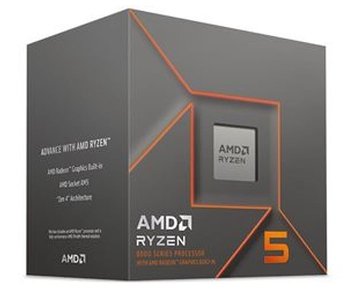 AMD CPU RYZEN 5 8500G, 6C/12T, 3.5-5.0GHz, CACHE 6MB L2+16MB L3, SOCKET AM5, GPU, BOX, FAN, 3YW.