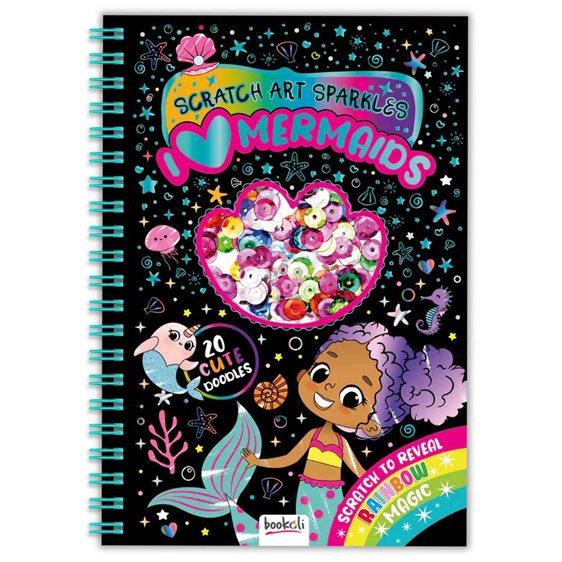 Scratch Art Sparkles: I Love Mermaids SCR-9