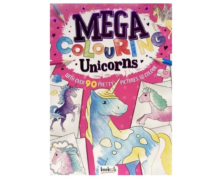 Mega Colouring 5: Unicorns   MEG-7