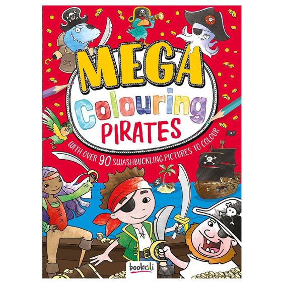 Mega Colouring 5: Pirates  MEG-6