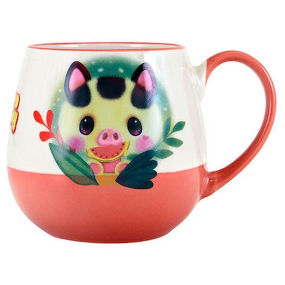 Bangoberry Κούπα από Πορσελάνη Piggy Pig 1263BB02