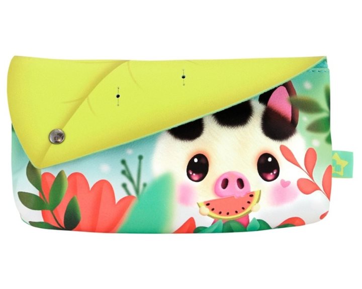 Bangoberry Κασετίνα με Φερμουάρ Piggy Pig 1269BB02