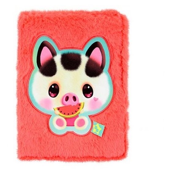 Bangoberry Σημειωματάριο Furry Γούνινο Piggy Pig 1271BB02