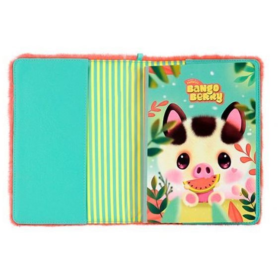 Bangoberry Σημειωματάριο Furry Γούνινο Piggy Pig 1271BB02