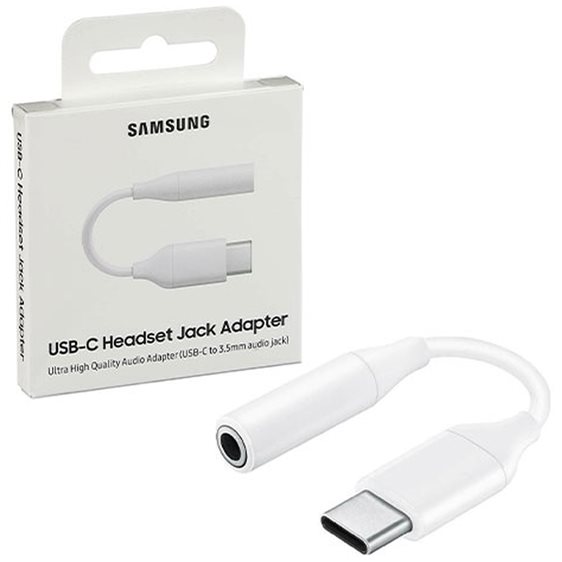 SAMSUNG HEADPHONE ADAPTER TYPE-C TO 3,5MM WHITE