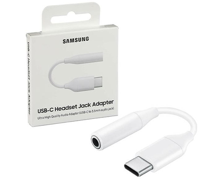 SAMSUNG HEADPHONE ADAPTER TYPE-C TO 3,5MM WHITE