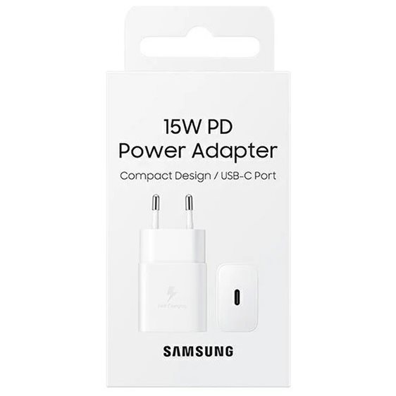 SAMSUNG TYPE-C TRAVEL CHARGER 15W WHITE