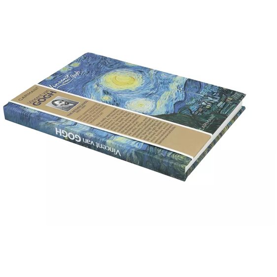Σημειωμάταριο Carmani 13,2χ13,8cm 80σελ. V.Gogh Sunflowers