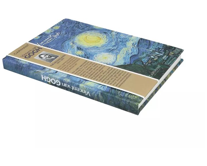Σημειωμάταριο Carmani 13,2χ13,8cm 80σελ. V.Gogh Sunflowers