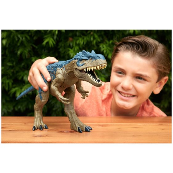 Mattel Jurassic World Ruthless Rampage Αλλόσαυρος Με Ήχους Και Λειτουργία Επίθεσης HRX50