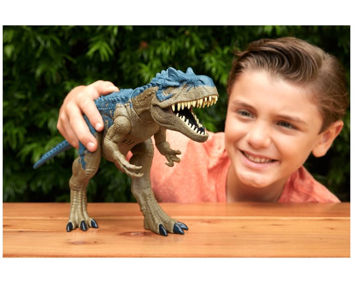 Mattel Jurassic World Ruthless Rampage Αλλόσαυρος Με Ήχους Και Λειτουργία Επίθεσης HRX50