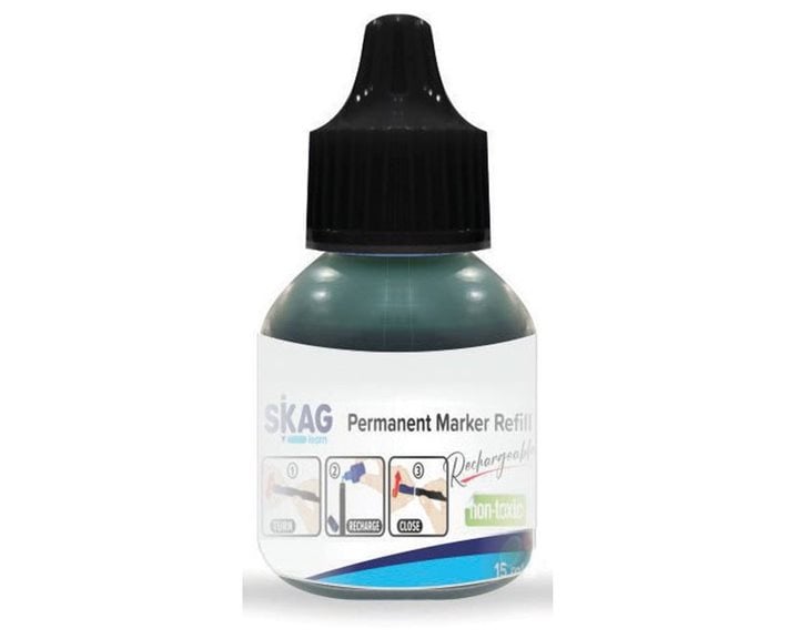 Μελάνι Skag Ανεξίτηλου Μαρκαδόρου 15ml Μαύρο 301909