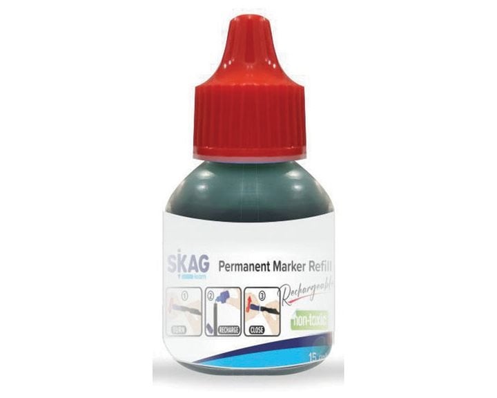 Μελάνι Skag Ανεξίτηλου Μαρκαδόρου 15ml Κόκκινο 301923