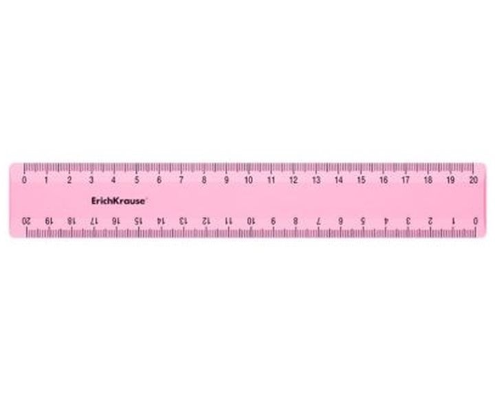 Χάρακας Erichkrause 20cm Παστέλ Χρώματα 49547